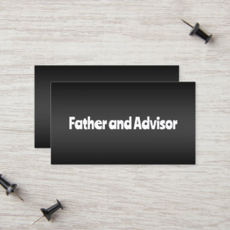Father of the Bride Calling Card
