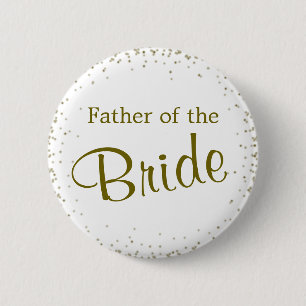 Father of the Bride Confetti Button