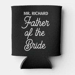 Father Of The Bride Custom Wedding Can Cooler