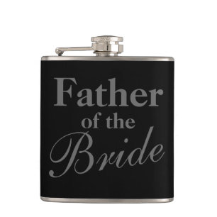 Father of the bride drink flask wedding gift idea
