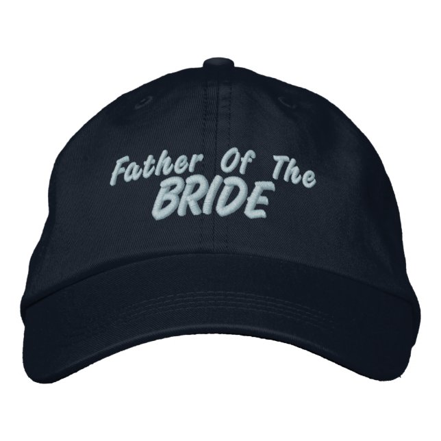 Father of the Bride Embroidered Hat (Front)