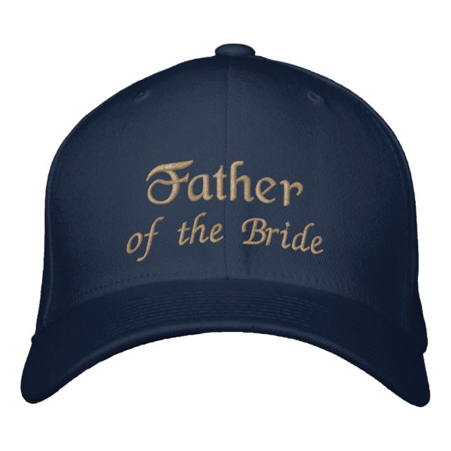 Father of the Bride Embroidered Hat (Front)
