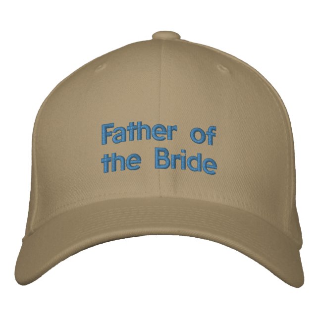 Father of the Bride Embroidered Hat (Front)