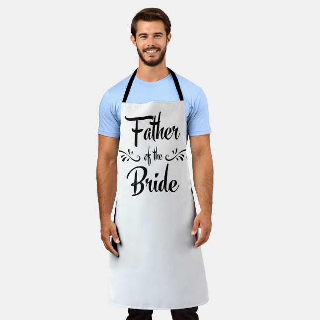 Father of the Bride Funny Wedding Dinner Chef Apron (Worn)