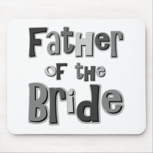 Father of the Bride Grey Mouse Mat