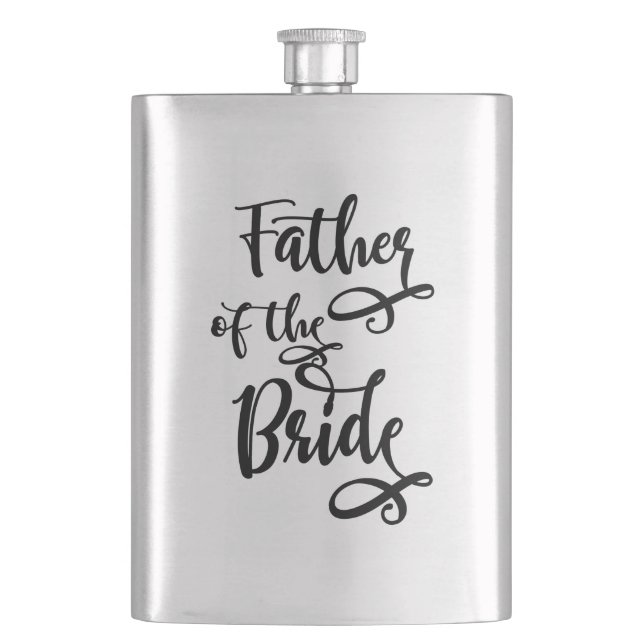 Father of the Bride Hip Flask (Front)