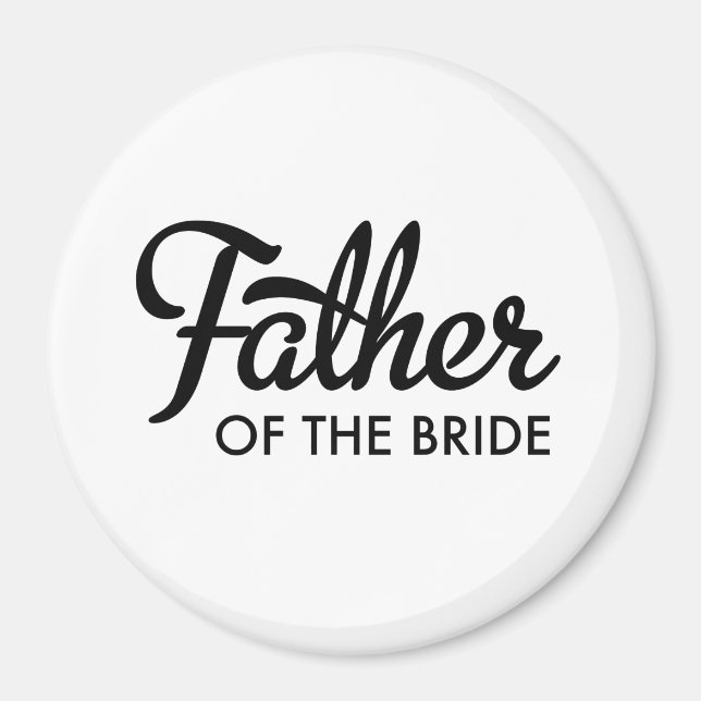 Father of the Bride Magnet (Front)