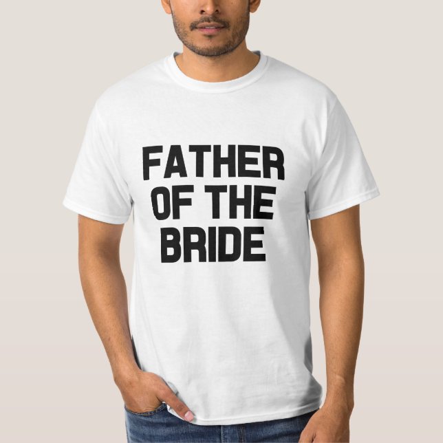 Father of the Bride men's shirt (Front)