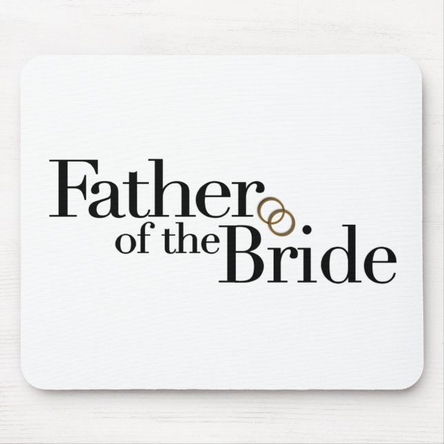 Father Of The Bride Mouse Mat (Front)