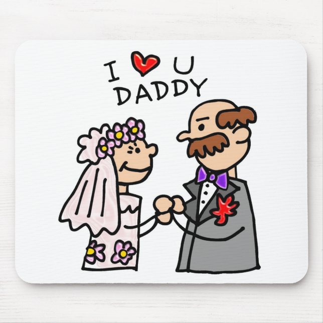 Father of the Bride Mouse Mat (Front)
