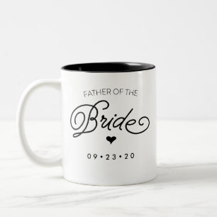 Father of the Bride Mug Personalise Your Date