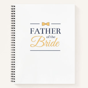 Father of the bride notebook