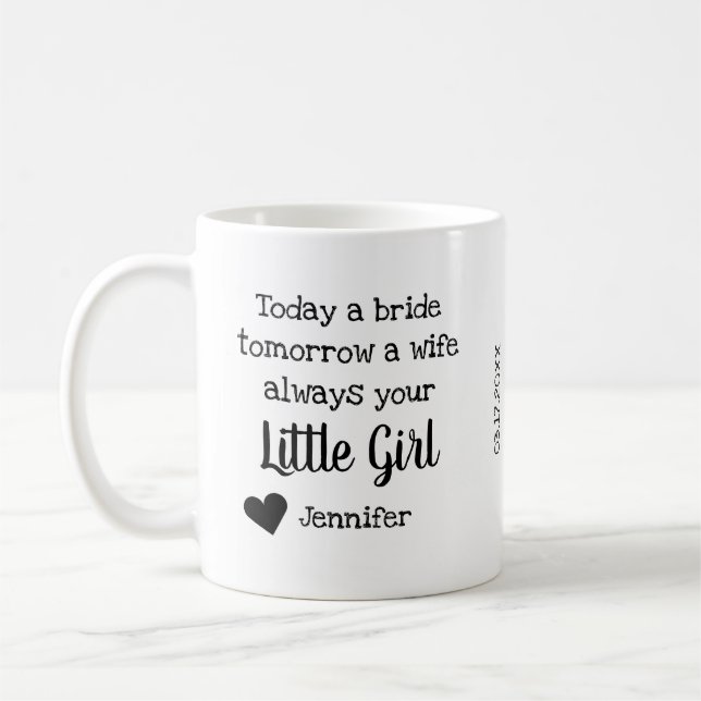 Father of the Bride Photo Coffee Mug (Left)