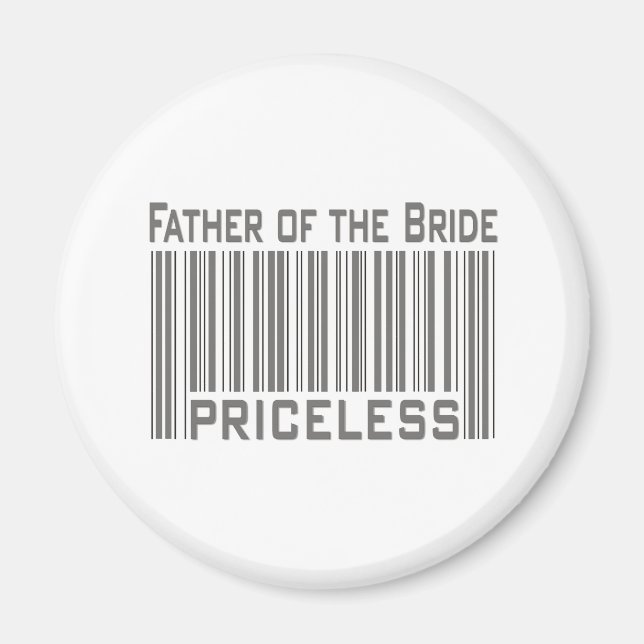 Father of the Bride Priceless Magnet (Front)