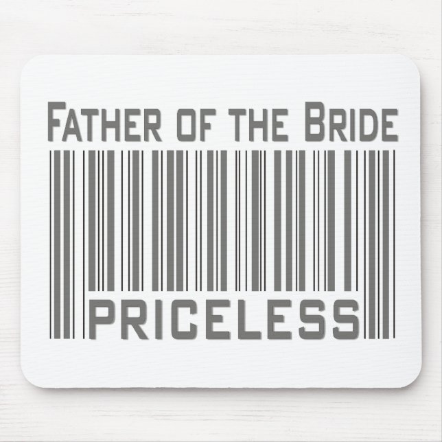 Father of the Bride Priceless Mouse Mat (Front)