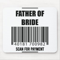 Father Of The Bride Scan For Payment Dad Shirt