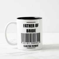 Father Of The Bride Scan For Payment Dad Shirt