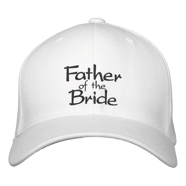 Father of the Bride Stylish Embroidered Hat (Front)