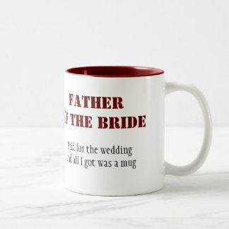 Father of the Bride Two-Tone Coffee Mug