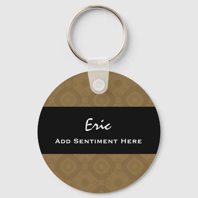 FATHER OF THE BRIDE V29 DARK BRONZE KEY RING (Front)