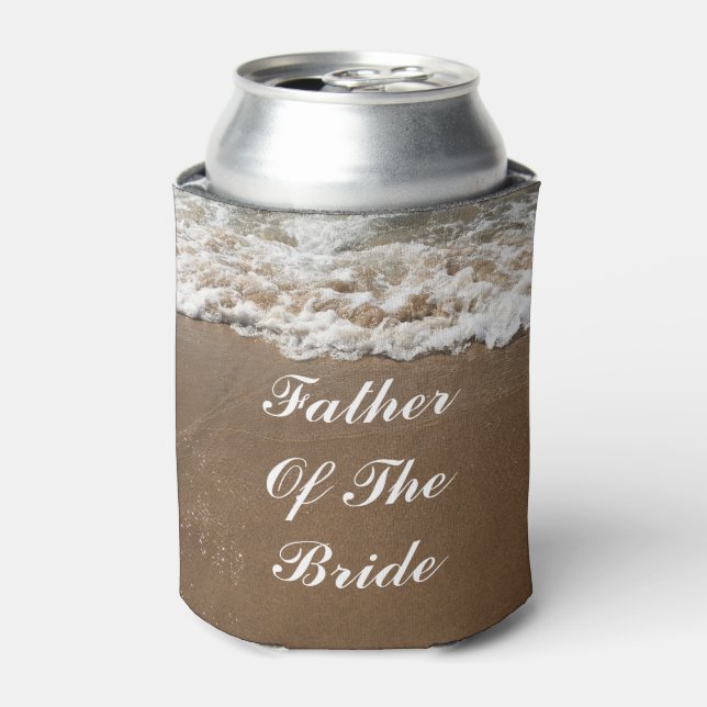 Father Of The Bride Wedding Gifts Party Favours Can Cooler (Can Front)