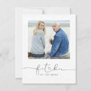 Father of the Bride Wedding Morning Message Photo