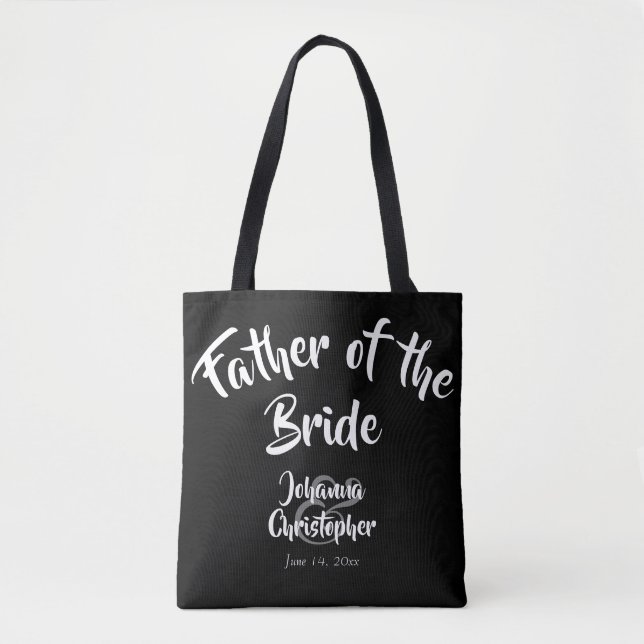 Father of the Bride Wedding Tote Bag (Front)
