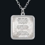 Father of the Bride - White Silver Plated Necklace<br><div class="desc">A great gift for a father of the bride.</div>