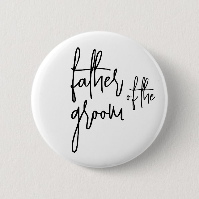 Father of the groom Button (Front)