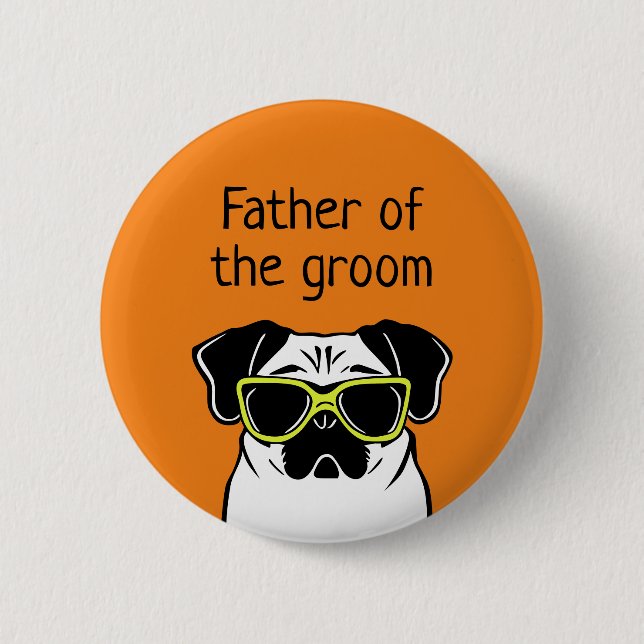 Father of the groom button (Front)