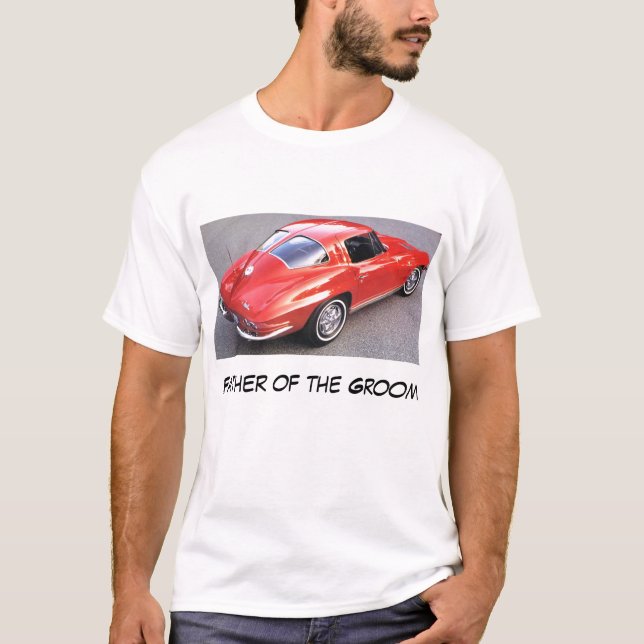 Father of the Groom Corvette T-Shirt (Front)
