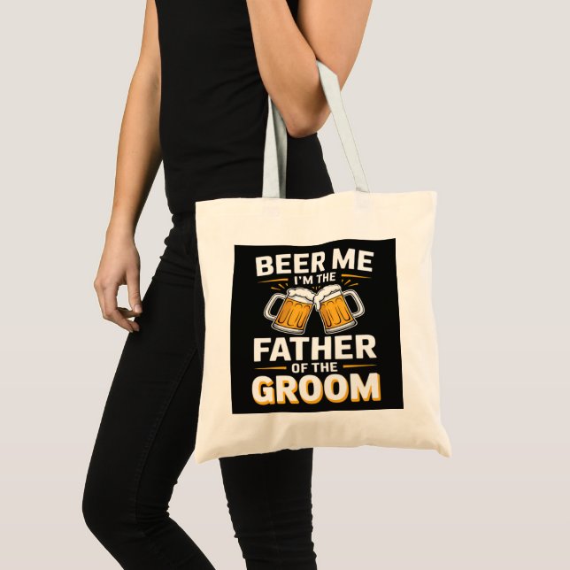 Father of The Groom Drinking Team Tote Bag (Front (Product))