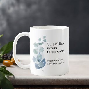 Father of the Groom Eucalyptus Greenery Wedding Coffee Mug