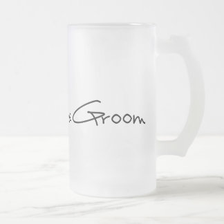FATHER OF THE GROOM FROSTED GLASS BEER MUG