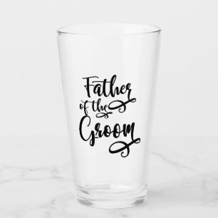 Father of the Groom Glass