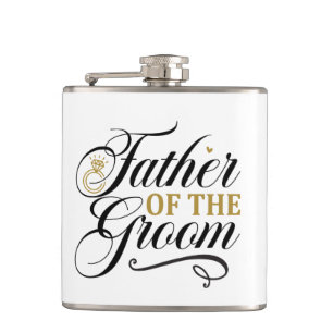 Father of the groom  hip flask