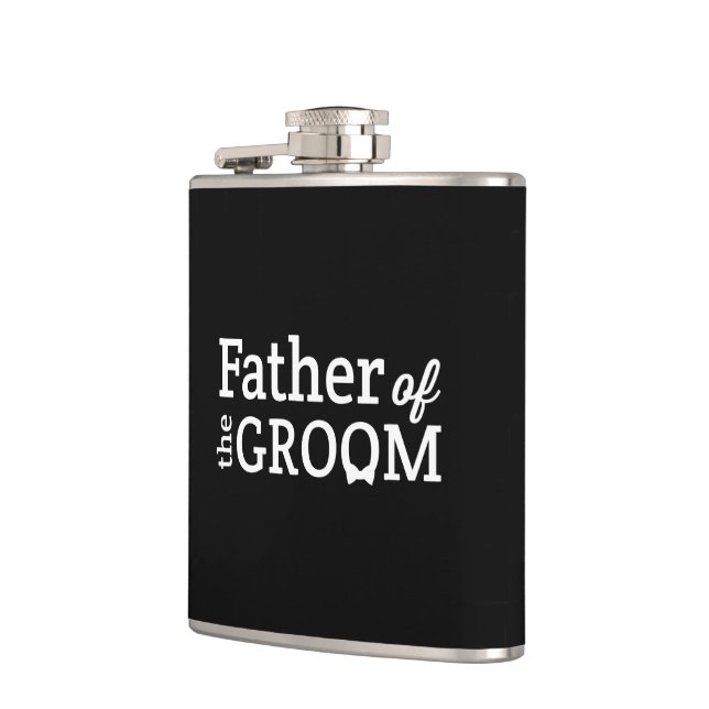 Father of the Groom Hip Flask (Left)
