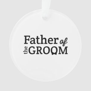 Father of the Groom Ornament