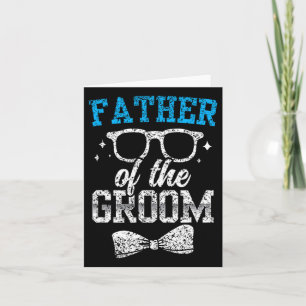 Father Of The Groom Party Wedding Bachelor  Card