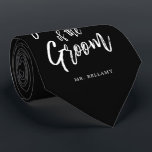 Father of the Groom | Script Style Custom Tie<br><div class="desc">Make the father of the groom feel extra appreciated with this custom name wedding themed necktie.

It features the words "Father of the groom" in an elegant script style text. Nearby is a spot for his name.</div>