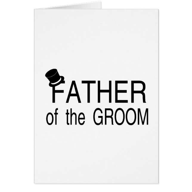 Father Of The Groom Top Hat (Front)