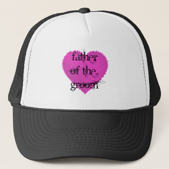 Father of the Groom Trucker Hat (Front)