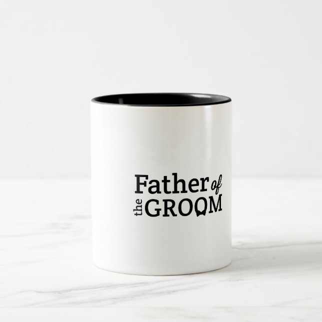 Father of the Groom Two-Tone Coffee Mug (Center)