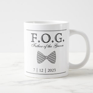  Father of the Groom Wedding Date Keepsake Large Coffee Mug