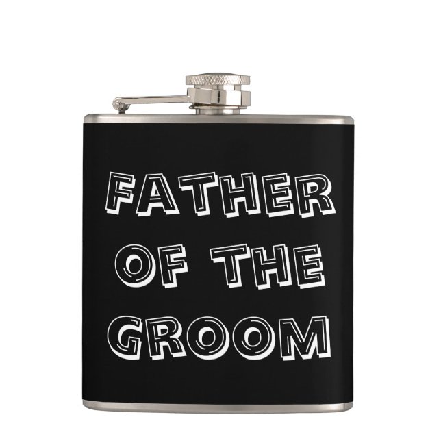 Father of the Groom | Wedding Hip Flask (Front)