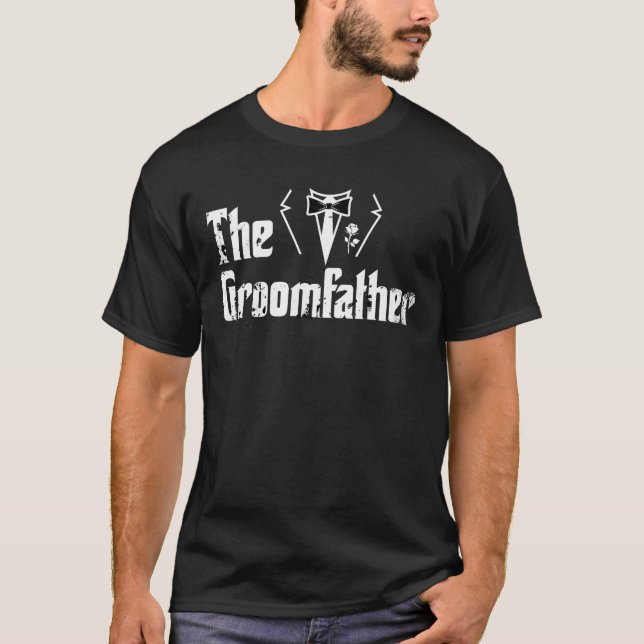 Father Of The Groom Wedding Husband Grooms Dad Bri T-Shirt (Front)