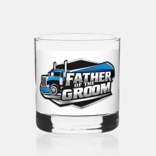 Father of the Groom Whiskey Glass