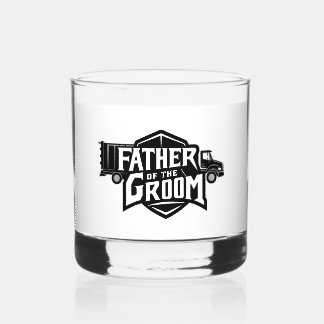 Father of the Groom Whiskey Glass