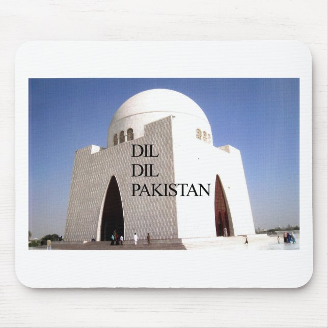 Father of the Nation: Mazar-e-Quaid Mouse Mat (Front)