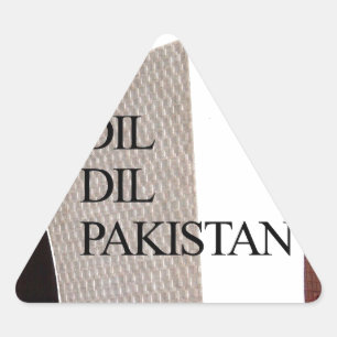 Father of the Nation: Mazar-e-Quaid Triangle Sticker